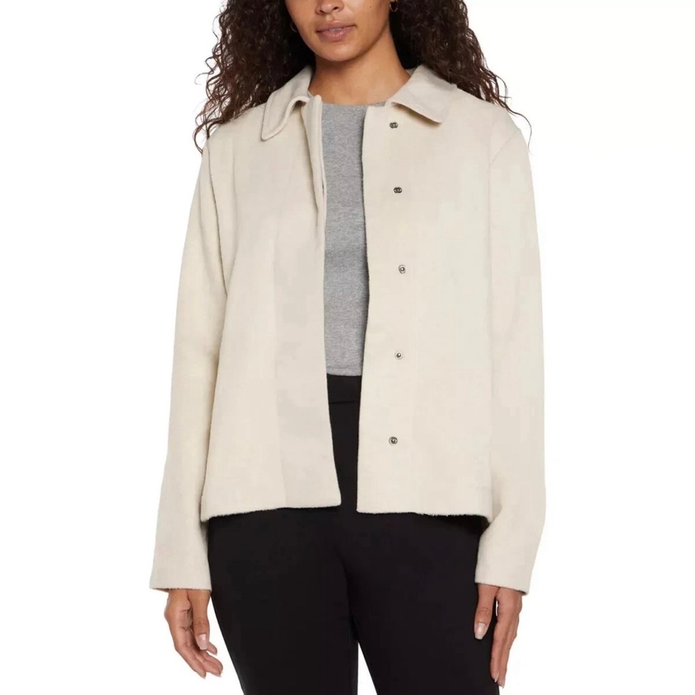 Banana Republic Cream Teddy Jacket